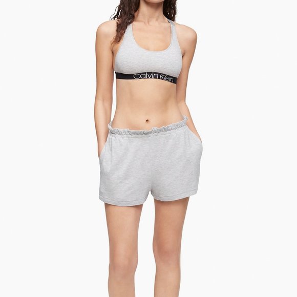💖MEGA SALE💖Calvin Klein QS6680-060 Women's Pure Sleep Gray Viscose Short - Picture 2 of 8